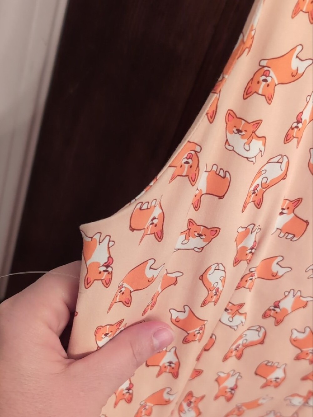 Corgi Print Dress Large NWT - Picture 5 of 7